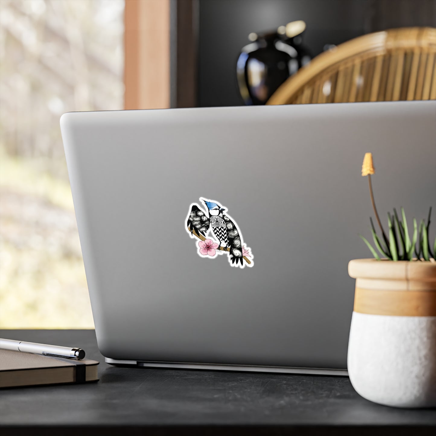 Astral Blue Jay Kiss-Cut Vinyl Decals