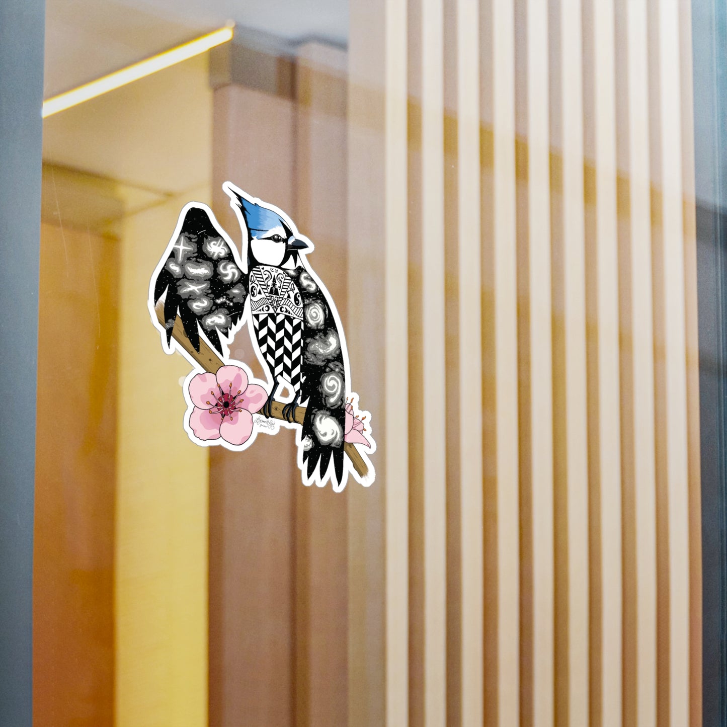 Astral Blue Jay Kiss-Cut Vinyl Decals