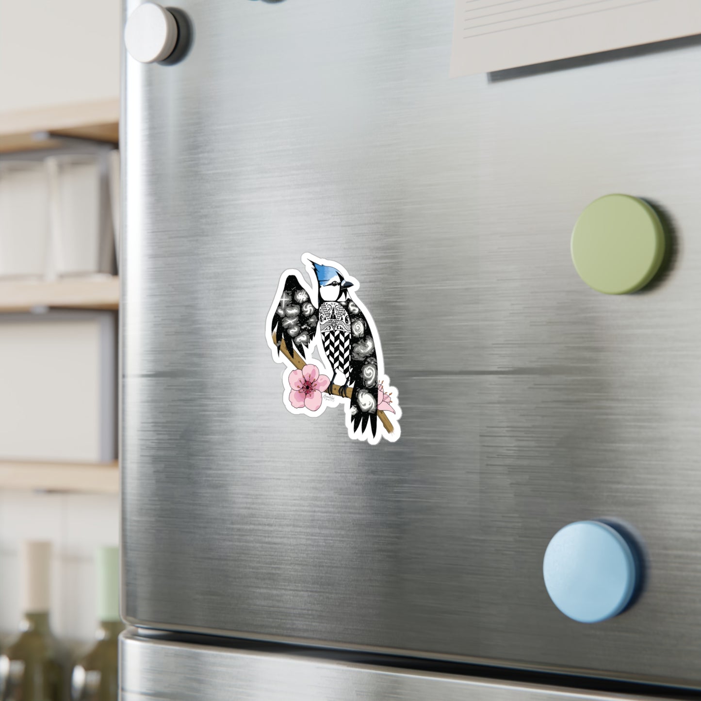 Astral Blue Jay Kiss-Cut Vinyl Decals
