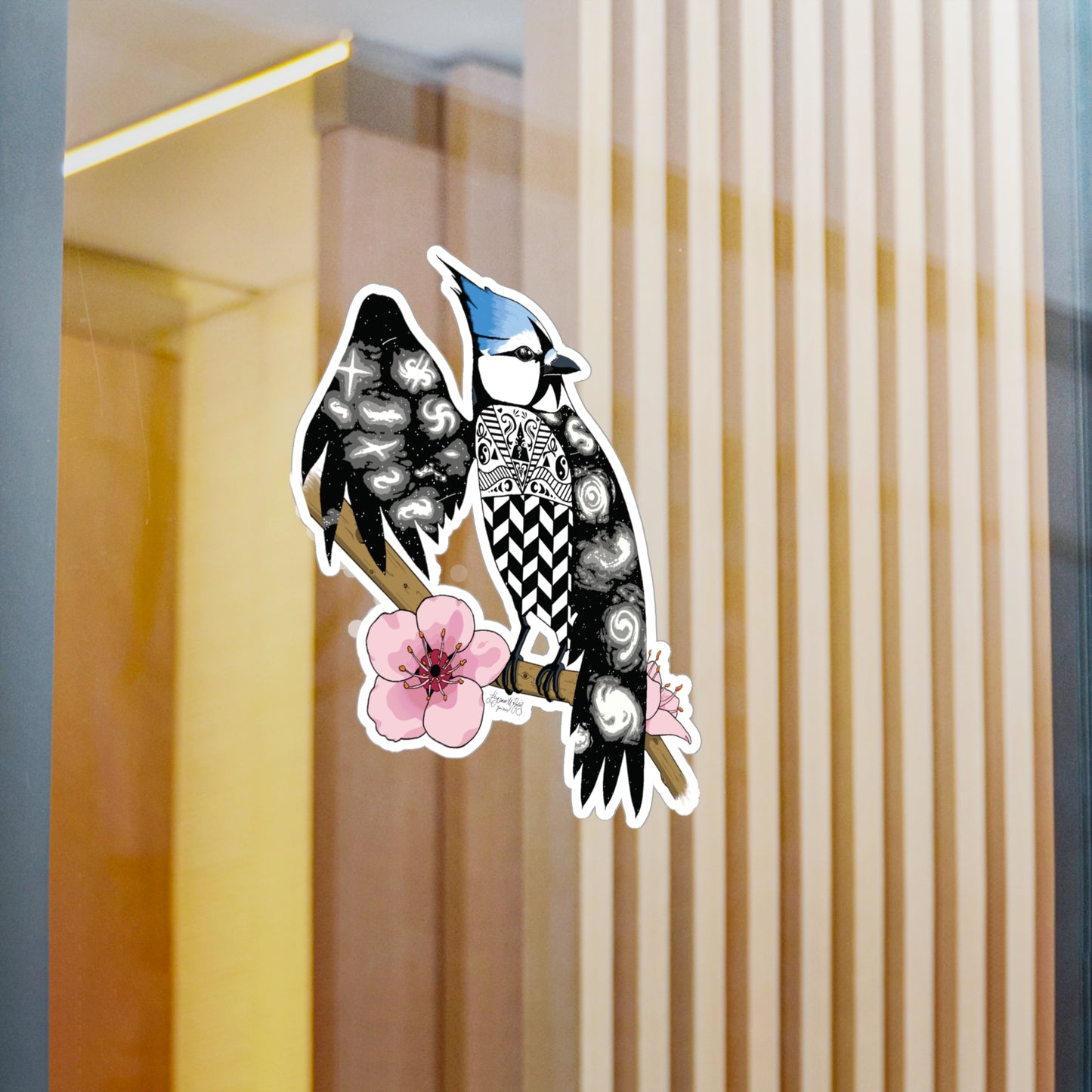 Astral Blue Jay Kiss-Cut Vinyl Decals